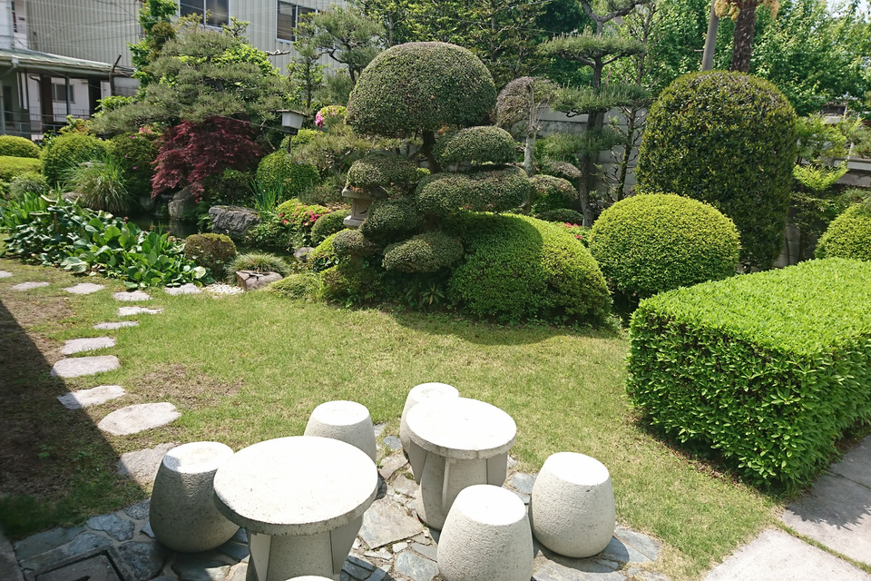 滝澤病院日本庭園